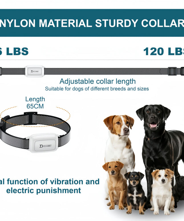 YHLC 3300ft Automatic Anti Barking Dog Collar, Rechargeable Bark Stopper, Stop Barkin, Electric Training Collar for Dog