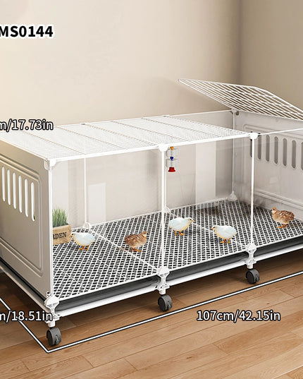 鶏小屋 家庭用大型飼育ケージ 鶏小屋 鶏小屋 自動洗浄 アヒルケージ 金網 バルコニー 屋外 養鶏ケージ