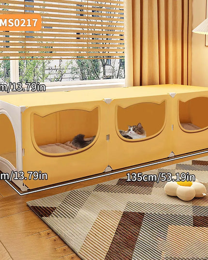 Cat Nest for All Seasons, Semi-Enclosed, Safe, Large Cat Nest Room, Cool and Cool in Summer