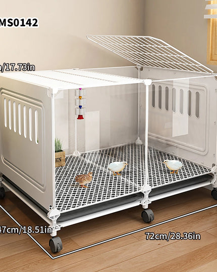 鶏小屋 家庭用大型飼育ケージ 鶏小屋 鶏小屋 自動洗浄 アヒルケージ 金網 バルコニー 屋外 養鶏ケージ