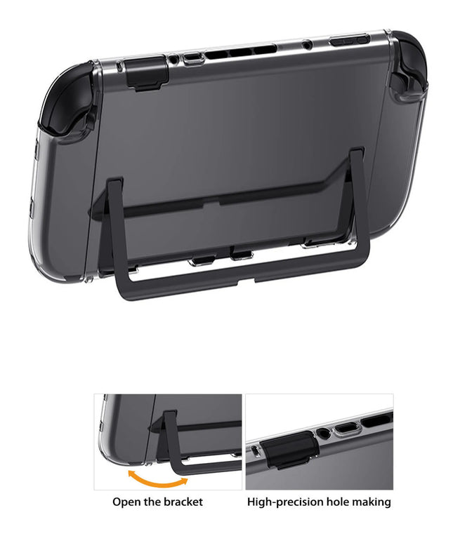 ドッキング可能なカバー 透明保護ケース Nintendo Switch 2対応、Joy-Con用TPUカバー2枚、傷防止