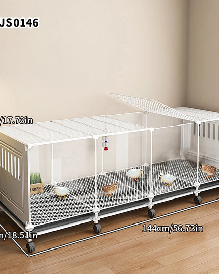 鶏小屋 家庭用大型飼育ケージ 鶏小屋 鶏小屋 自動洗浄 アヒルケージ 金網 バルコニー 屋外 養鶏ケージ