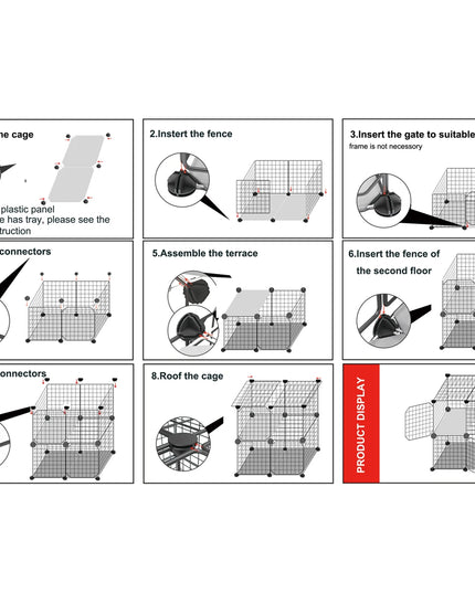 Cat Nest for All Seasons, Semi-Enclosed, Safe, Large Cat Nest Room, Cool and Cool in Summer
