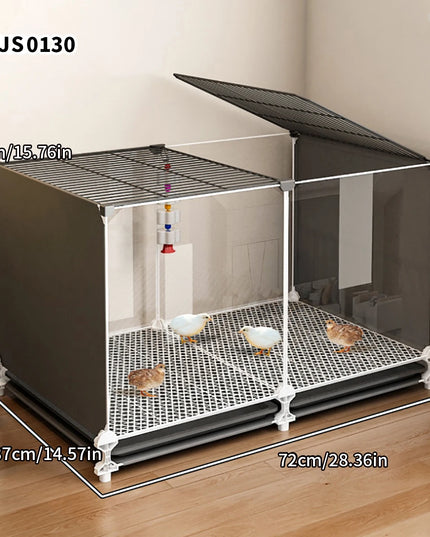 鶏小屋 家庭用大型飼育ケージ 鶏小屋 鶏小屋 自動洗浄 アヒルケージ 金網 バルコニー 屋外 養鶏ケージ