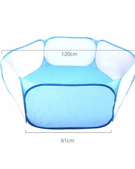 Portable Small Pet Cage Transparent Hedgehog Cage Tent Pet Playpen Open Folding Yard Fence For Dog Hamster Rabbit Guinea Pig