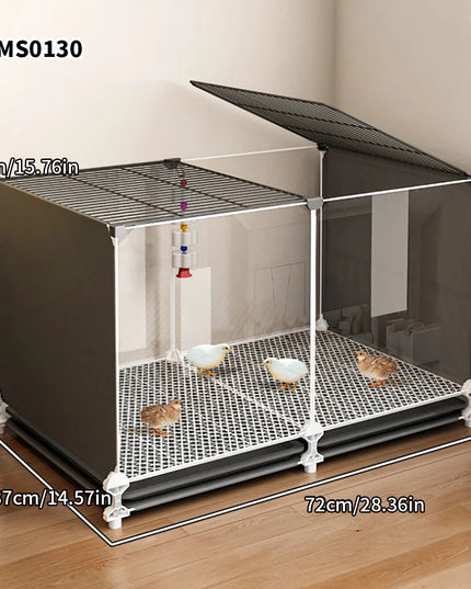 鶏小屋 家庭用大型飼育ケージ 鶏小屋 鶏小屋 自動洗浄 アヒルケージ 金網 バルコニー 屋外 養鶏ケージ