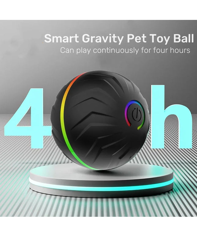 Smart Gravity Bounce Ball Dog Toy Ball Pet Toy Ball Random Jumping and Rolling Battery Life 4 Hours Large Small Dog Toy