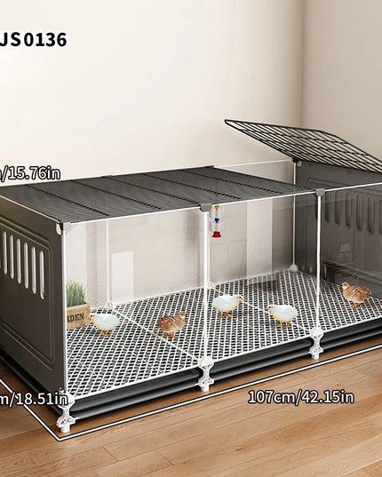 鶏小屋 家庭用大型飼育ケージ 鶏小屋 鶏小屋 自動洗浄 アヒルケージ 金網 バルコニー 屋外 養鶏ケージ