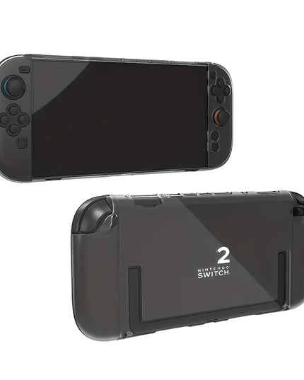 ドッキング可能なカバー 透明保護ケース Nintendo Switch 2対応、Joy-Con用TPUカバー2枚、傷防止