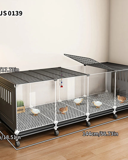 鶏小屋 家庭用大型飼育ケージ 鶏小屋 鶏小屋 自動洗浄 アヒルケージ 金網 バルコニー 屋外 養鶏ケージ