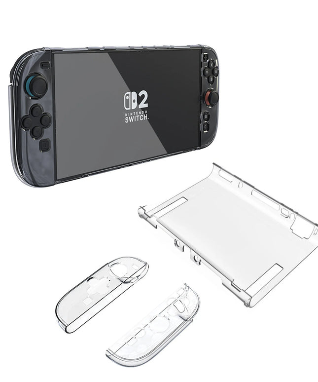 ドッキング可能なカバー 透明保護ケース Nintendo Switch 2対応、Joy-Con用TPUカバー2枚、傷防止