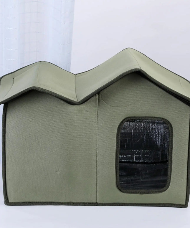 冬用キャットハウス 屋外用 野良猫・犬用ハウス 耐候性 仮設シェルター キャンプ・裏庭・パティオ・バルコニー・ペット用品