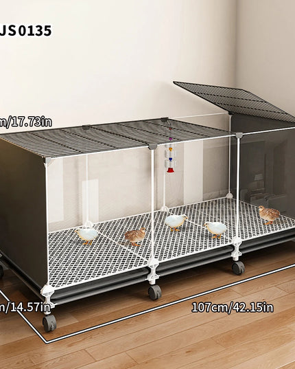 鶏小屋 家庭用大型飼育ケージ 鶏小屋 鶏小屋 自動洗浄 アヒルケージ 金網 バルコニー 屋外 養鶏ケージ
