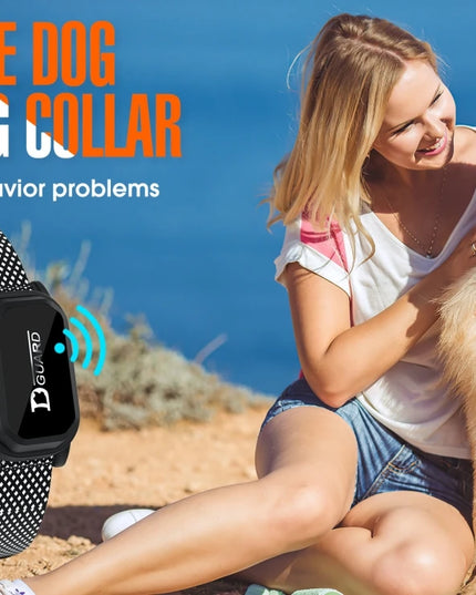 800m Digital Dog Training Collar Waterproof Rechargeable Remote Control Pet with LCD Display for All Size Shock Vibration Sound