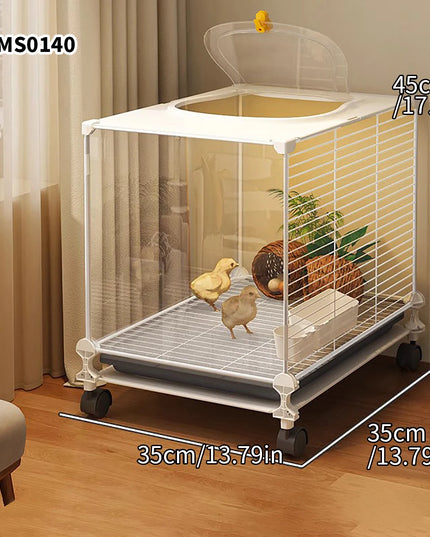 鶏小屋 家庭用大型飼育ケージ 鶏小屋 鶏小屋 自動洗浄 アヒルケージ 金網 バルコニー 屋外 養鶏ケージ