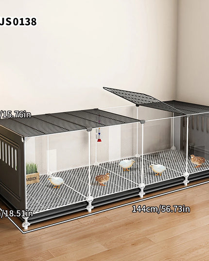 鶏小屋 家庭用大型飼育ケージ 鶏小屋 鶏小屋 自動洗浄 アヒルケージ 金網 バルコニー 屋外 養鶏ケージ