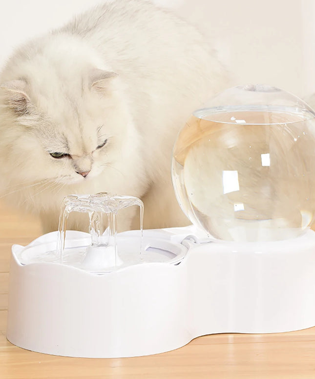 ZYFeeder Pet Automatic Gravity Water Feeder Transparent Visual Gravity Water For Cats or Dogs Induction Water Dispenser Smart